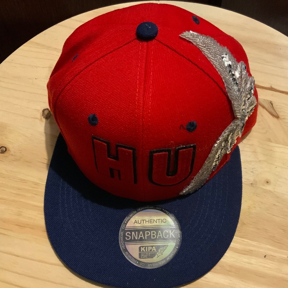 HU 100th homecoming applique SnapBack hat